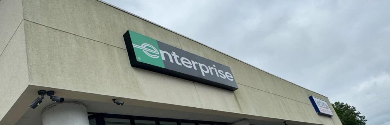 Enterprise storefront before washing
